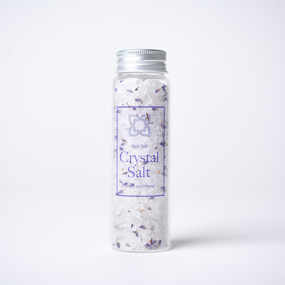 Louis amethyste Bath Salt - Crystal Salt -